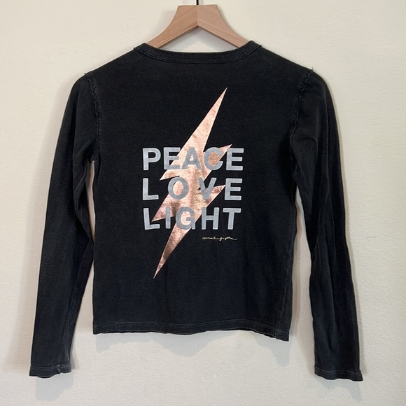 Spiritual Gangster Peace Love Light Long Sleeve T Shirt - Picture 5 of 8